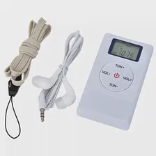 🛍 Портативный мини FM-радиоприемник 60-108 МГц DSP, стерео наушники, гарнитура, перезаряжаемый аккумулятор