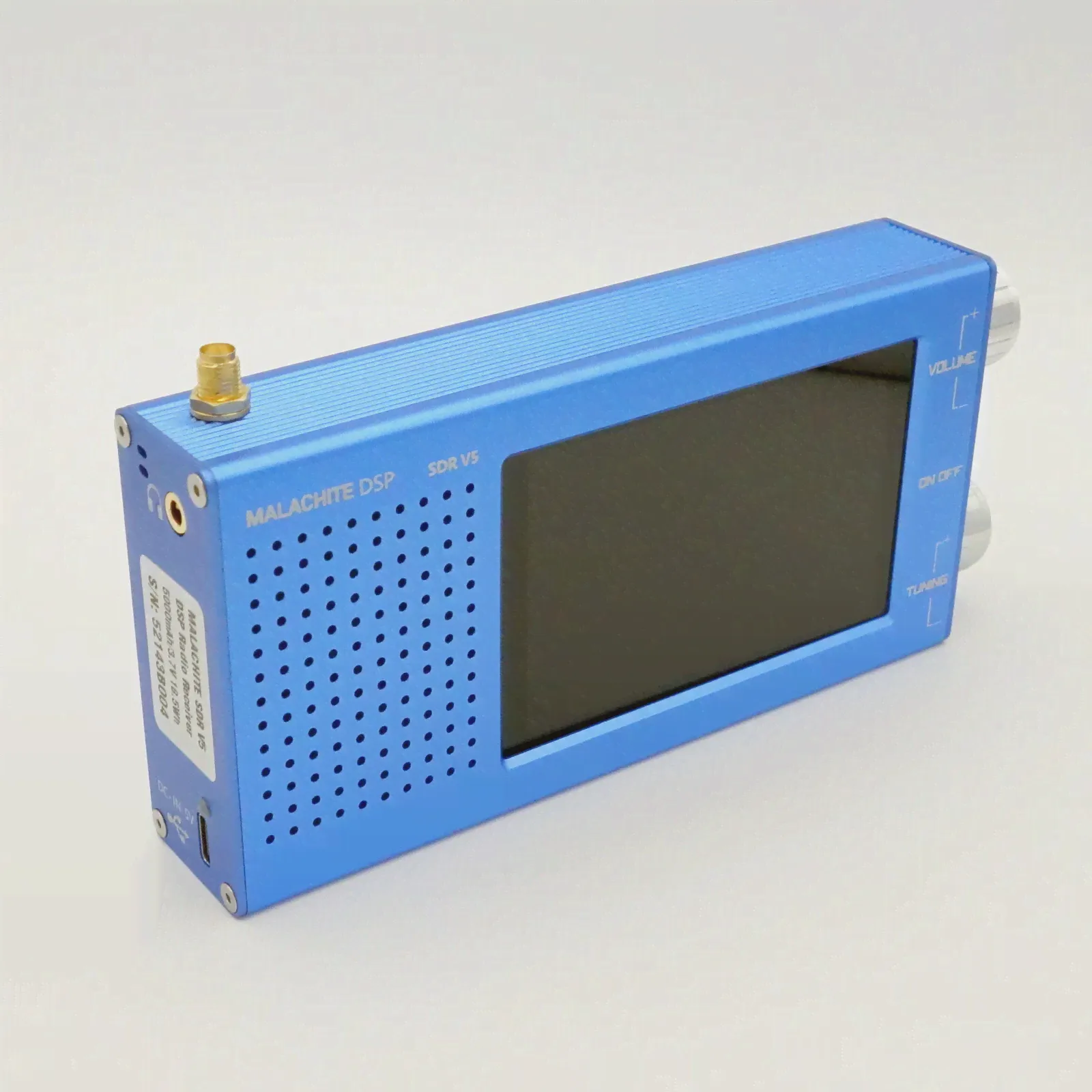 Последняя новинка, радиоприемник malid 1.10d, малахит, DSP, SDR, V5 с дополнительной платой, металлическая стандартная 5000 мАч, AM, CW, SSB, NFM, WFM (art.: 3920c20b56770)-3