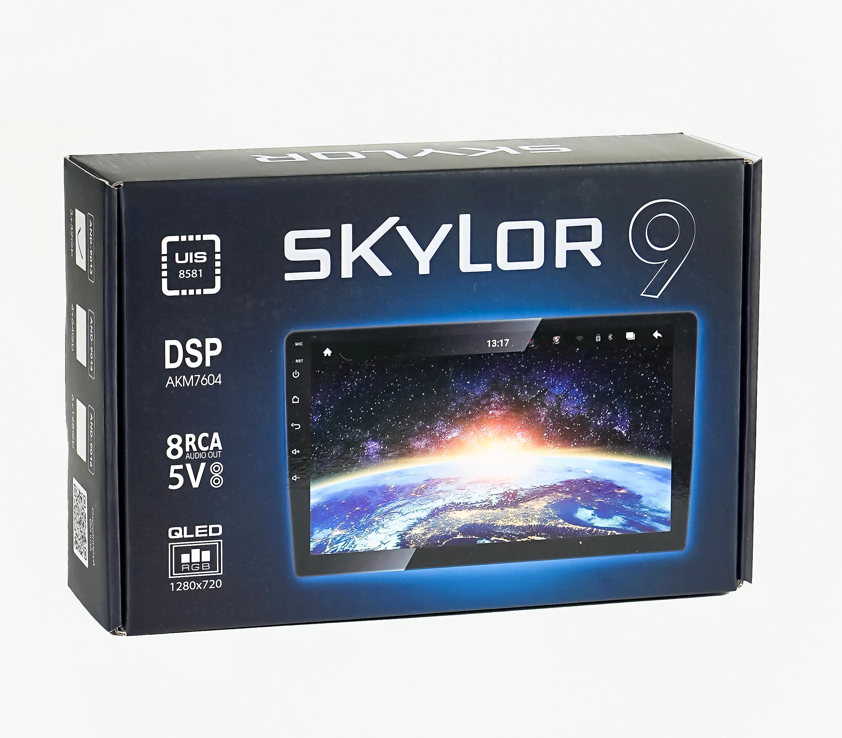 SKYLOR AND-9014 9" 4x50, Android 10.0, 4+64Gb, 4G, QLED 1280*720, DSP AKM7604-0