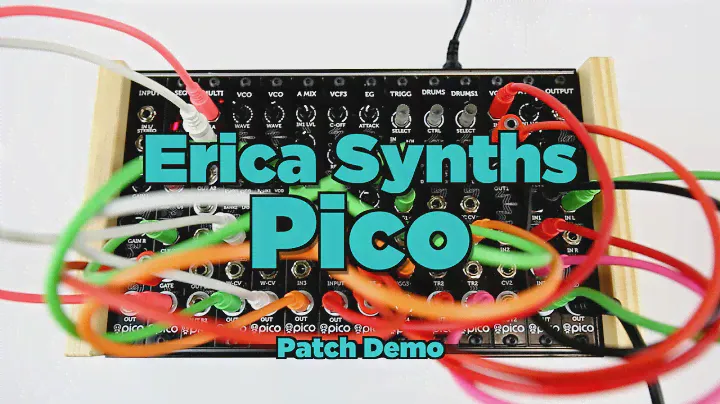 Erica Synths Pico Modular System Patch Demo