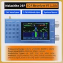 Последняя новинка, радиоприемник malid 1.10d, малахит, DSP, SDR, V5 с дополнительной платой, металлическая стандартная 5000 мАч, AM, CW, SSB, NFM, WFM (art.: 3920c20b56770)